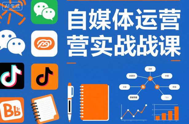 自媒体运营实战课,掌握一套系统的自媒体运营底层方法论,成为优秀的内容创作者-高东资源网