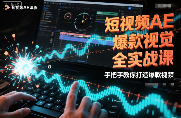 短视频AE爆款视觉全实战课,手把手教你打造爆款视频-高东资源网