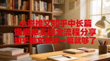 小说推文知乎中长篇爆单实操全流程分享，知乎推文看这一篇就够了-高东资源网