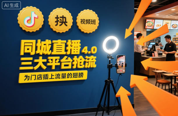 同城直播实操班4.0，三大平台抢流，为门店插上流量的翅膀-高东资源网