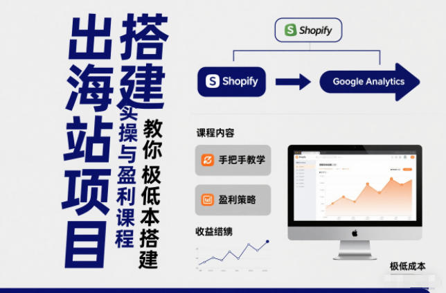 小淘出海站项目,搭建实操与盈利课程,手把手教你用极低成本搭建-高东资源网