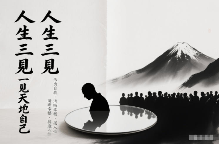 人生三见一见天地见众生见自己，活出自我拥有清晰幸福人生，搞透人性-高东资源网