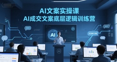 AI文案实操课，AI成交文案底层逻辑训练营-高东资源网