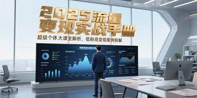 2025流量变现实战手册，超级个体大课全解析，低粉高变现案例拆解-高东资源网