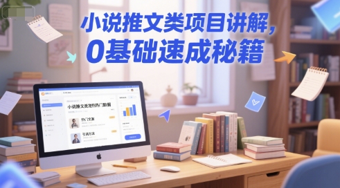 小说推文类项目讲解，0 基础速成秘籍-高东资源网