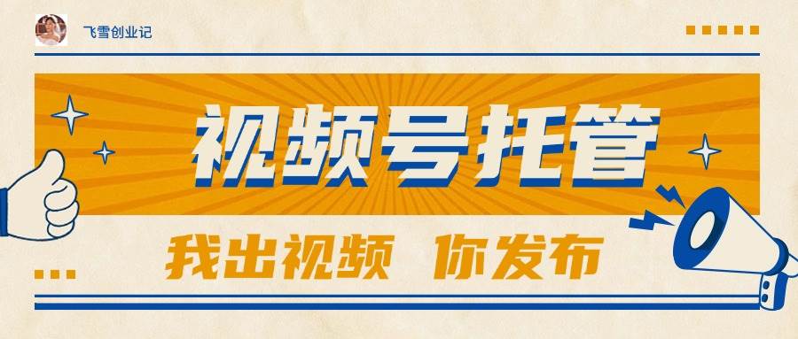 （15033期）【视频号托管 】团队提供视频，你出账号，最高躺赚1W+-高东资源网