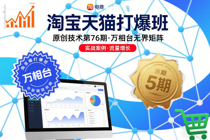 淘宝天猫打爆班原创技术第76期，万相台无界矩阵-高东资源网