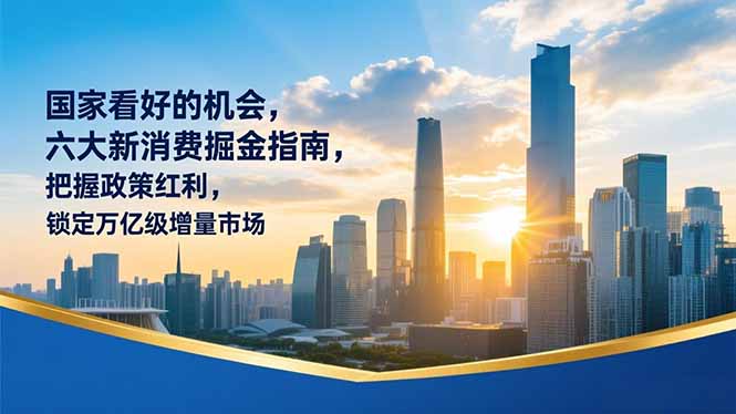 某付费文章:国家看好的机会,六大新消费掘金指南,把握政策红利,锁定万亿级增量市场-高东资源网