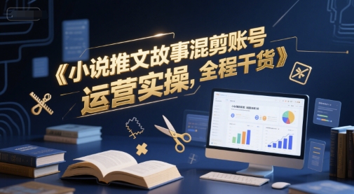 小说推文故事混剪账号运营实操，全程干货-高东资源网