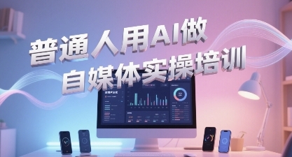 普通一个人用AI做自媒体，助你轻松开启AI自媒体创作之路-高东资源网