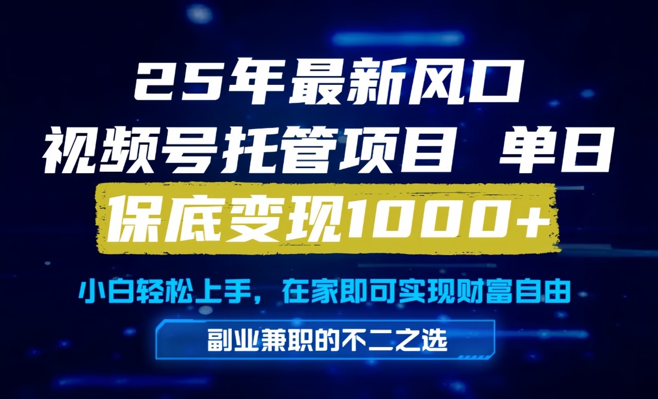 真正的懒人项目，妥妥的福利，先到先得，单日保底1000+-高东资源网