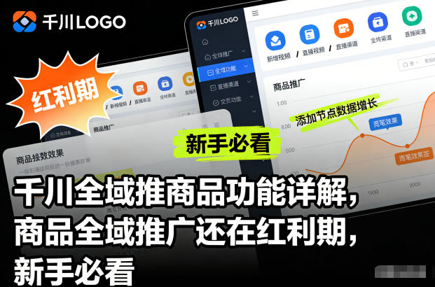 千川全域推商品功能详解,商品全域推广还在红利期,新手必看-高东资源网