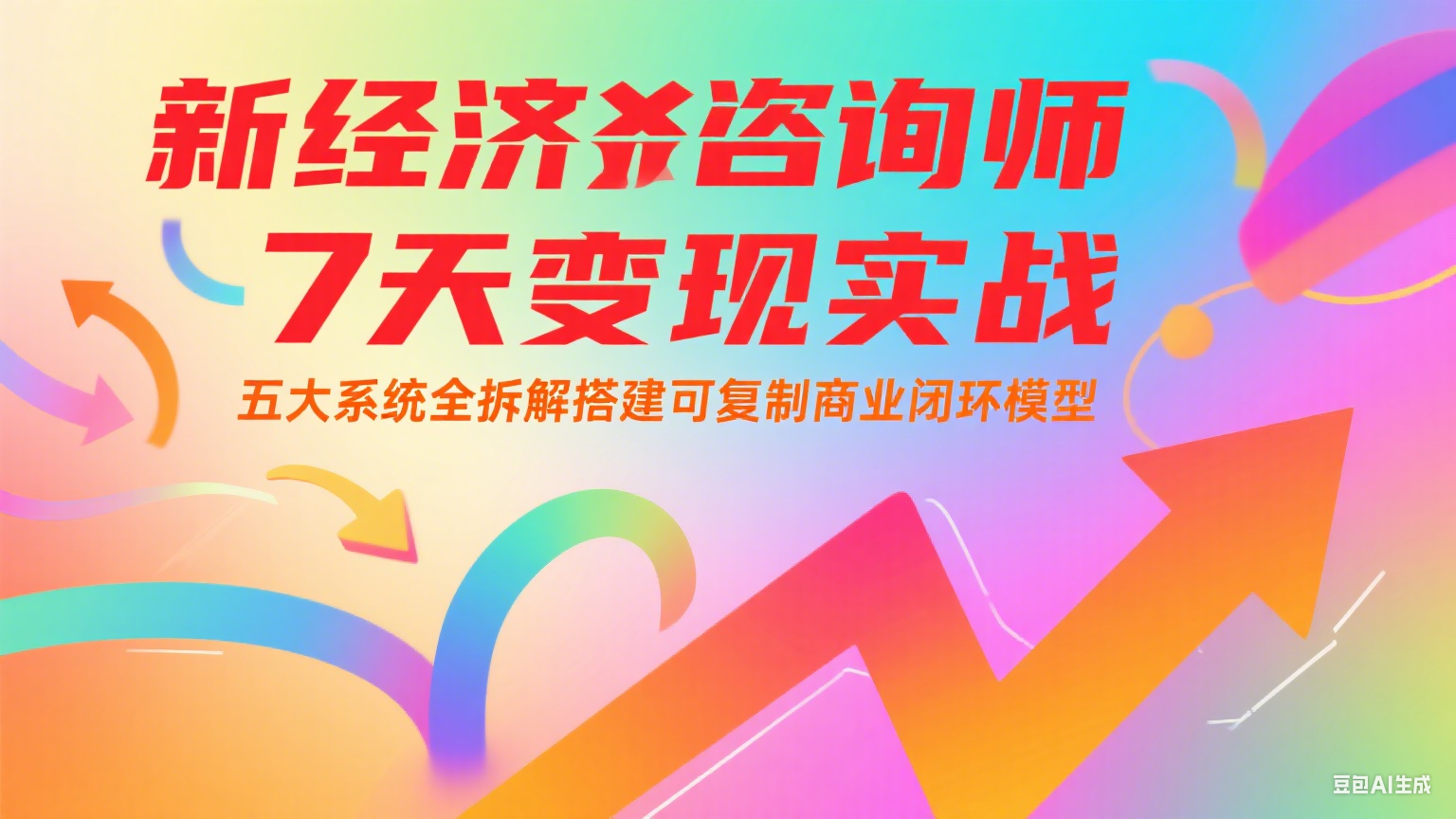 新经济咨询师 7 天变现实战：五大系统全拆解搭建可复制商业闭环模型-高东资源网